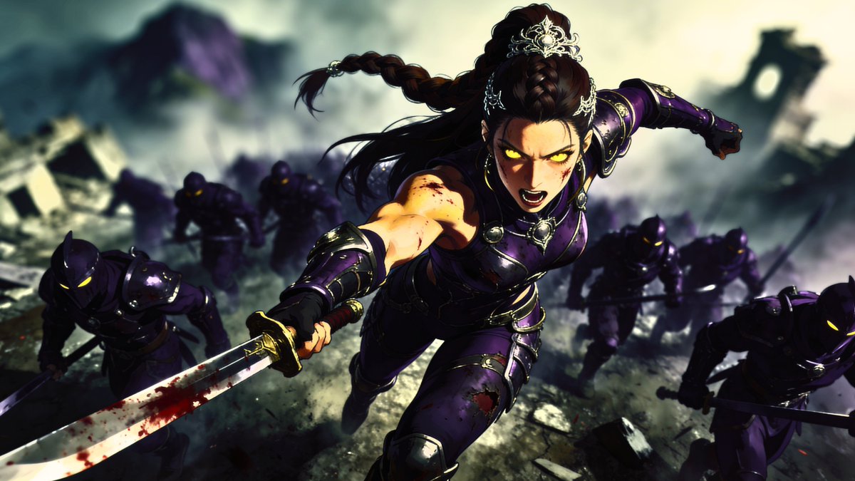 KO7Interactive's tweet photo. Tainted Blade Of The Cursed Empire by G.A.S https://t.co/2XikSPuJPO