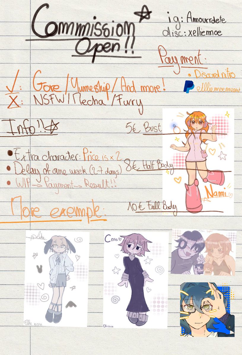 yeseqq's tweet photo. Comm is open!! Feel free to ask more info in dm ! https://t.co/vBukAYqapd