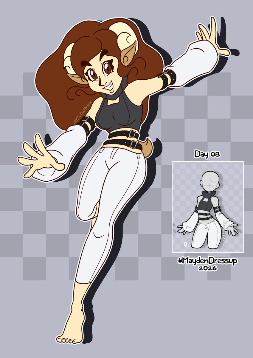 cutyaries's tweet photo. So many poses already and it's only the number 08 !

Day 08🖤 #MaydenDressup #MaydenDressup2026 #CutyAriesArt https://t.co/xwvgcpFYTN