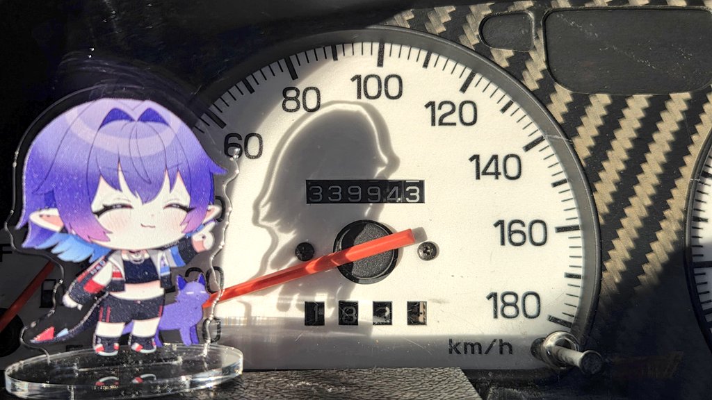 休憩☕ もう少しで34万キロ！