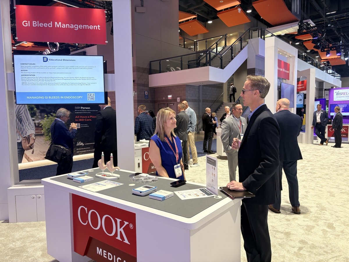 CookMedSurg's tweet photo. From innovation to hands-on training and meaningful HCP engagement—#DDW2026 was an incredible week. Thank you to everyone who connected with Cook Medical Endoscopy.

#CookEndoscopy #GITwitter https://t.co/KQF7arkC8M
