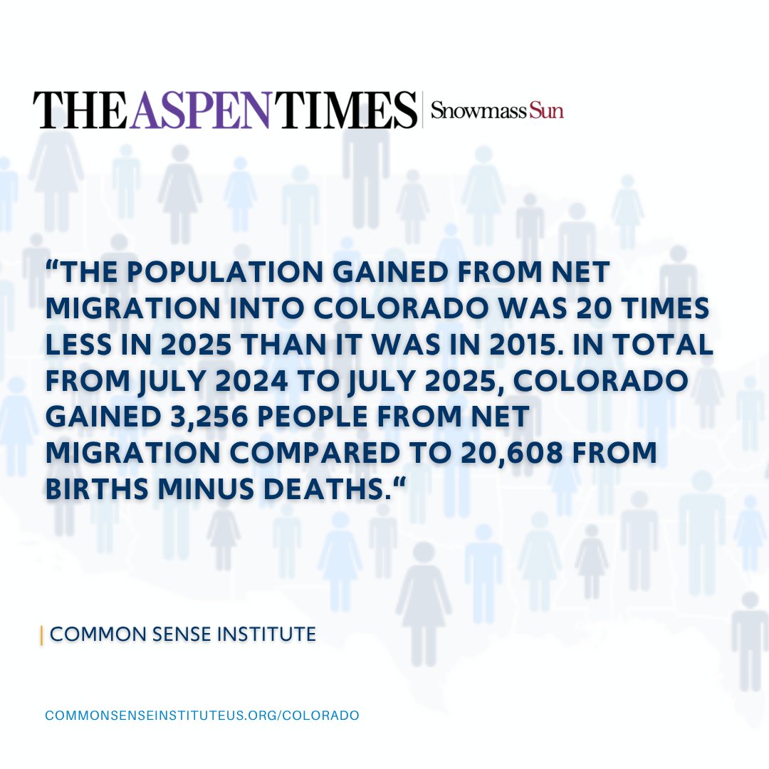 Common Sense Institute Colorado tweet media