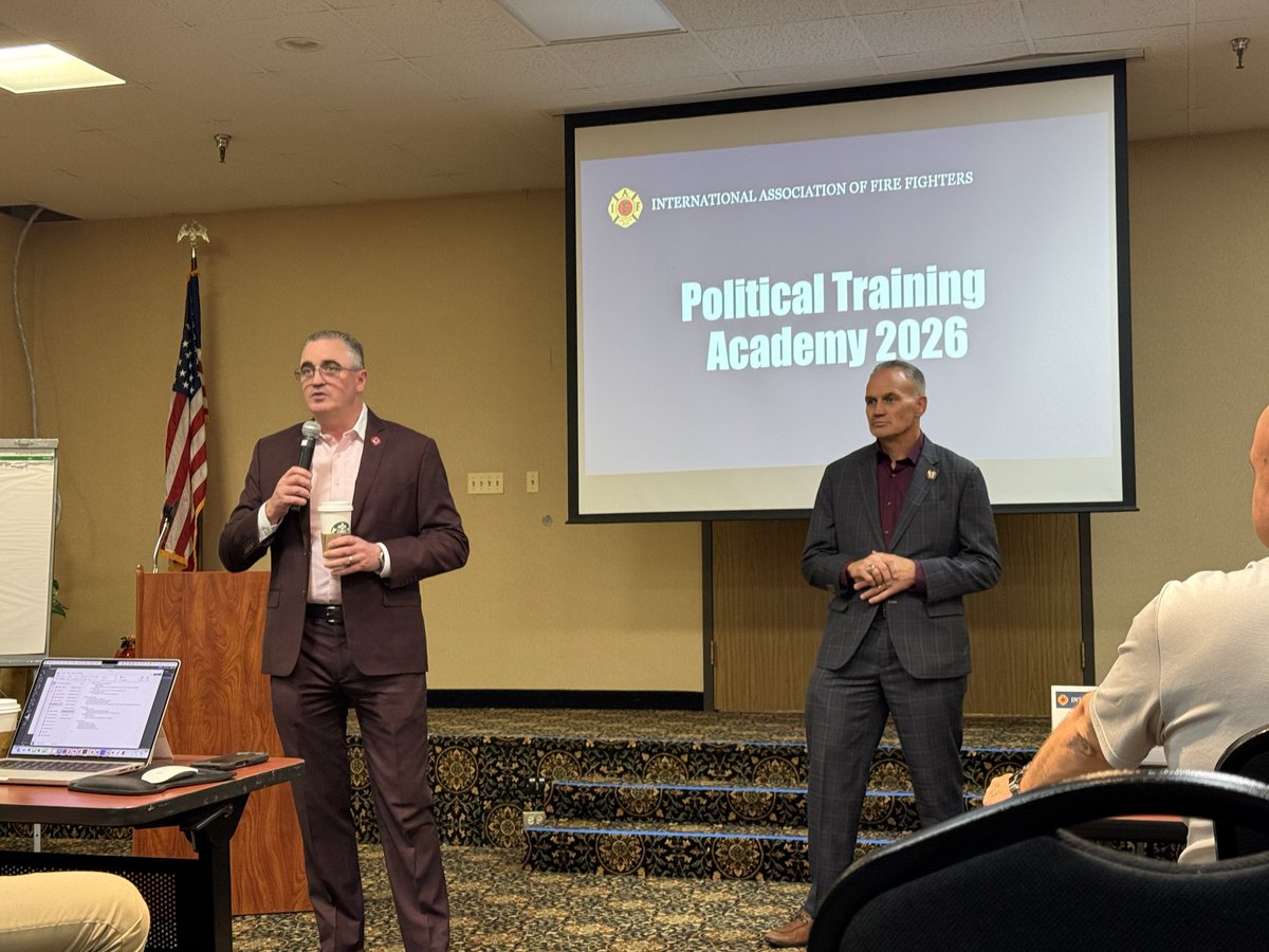 KBJR33's tweet photo. The 2026 IAFF Political Training Academy ended earlier today. The amount of knowledge that was shared this week was amazing. I am grateful to have had this opportunity &amp; look forward to bringing it back to Reading, Pa. 

#IAFF #ReadingPaFire #Union #PoliticalTraining #IAFF734 https://t.co/gbqTNLpJQc
