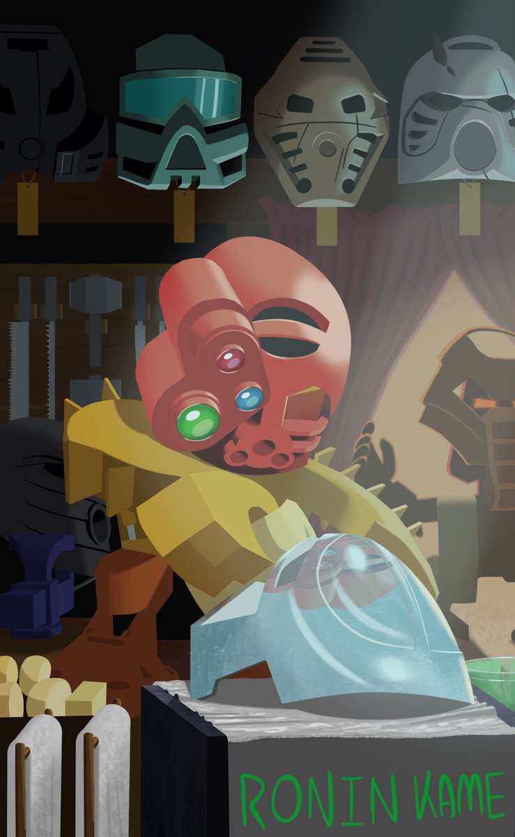The Mask Polisher.
#Bionicle #バイオニクル