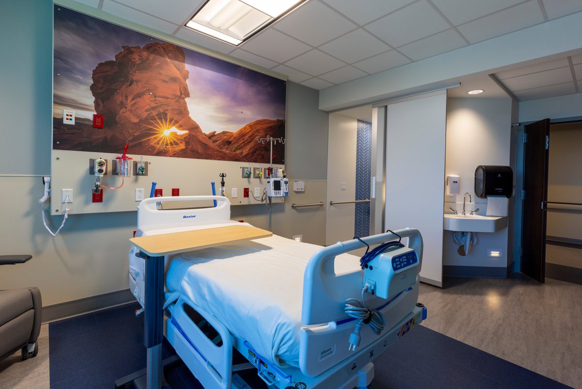 SRbuilt's tweet photo. 🏥 Project Complete: Henderson Hospital 6th Floor Build-Out!

This project included:
✔️ 32 Medical/Surgical Patient Rooms
✔️ 2 VIP Concierge Suites
✔️ Nurses Stations
Proud to deliver a space designed to support patient care, comfort, and healthcare excellence. 👏 https://t.co/1cvXSw5mv1