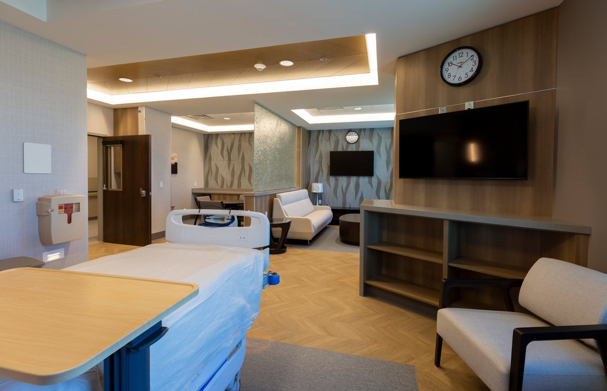 SRbuilt's tweet photo. 🏥 Project Complete: Henderson Hospital 6th Floor Build-Out!

This project included:
✔️ 32 Medical/Surgical Patient Rooms
✔️ 2 VIP Concierge Suites
✔️ Nurses Stations
Proud to deliver a space designed to support patient care, comfort, and healthcare excellence. 👏 https://t.co/1cvXSw5mv1