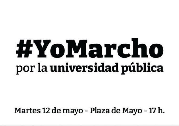 #YoMarcho por la universidad pública, pero también por la República y la Democracia. No podemos permitir que el gobierno de Milei incumpla una ley vigente y una medida cautelar y se pase por la chota al Poder Legislativo y al Poder Judicial.