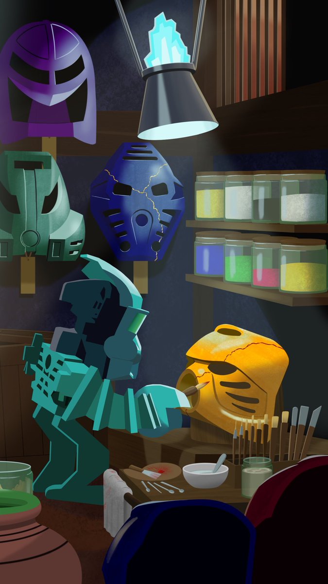 The Mask Mender.
#Bionicle #バイオニクル