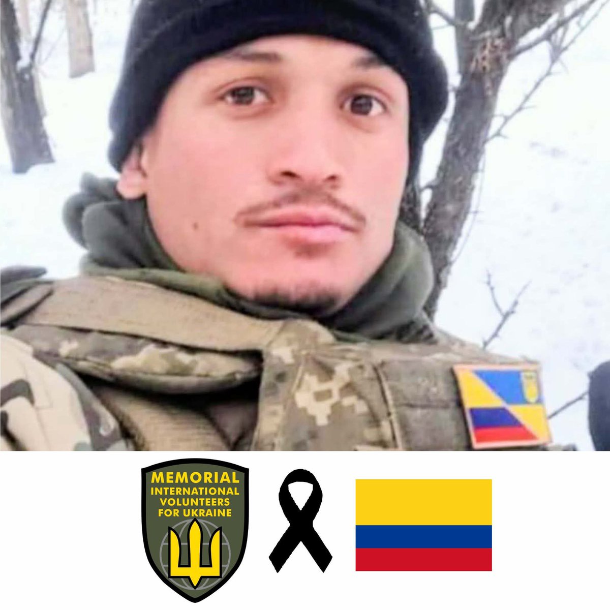 🇺🇦😭

Our Beloved Colombian Brother Yolvis Miguel Hoyos Marino, who had been serving in Ukraine as a Volunteer succumbed on the Battlefield.

Honor, Glory and Gratitude To Our Brother.