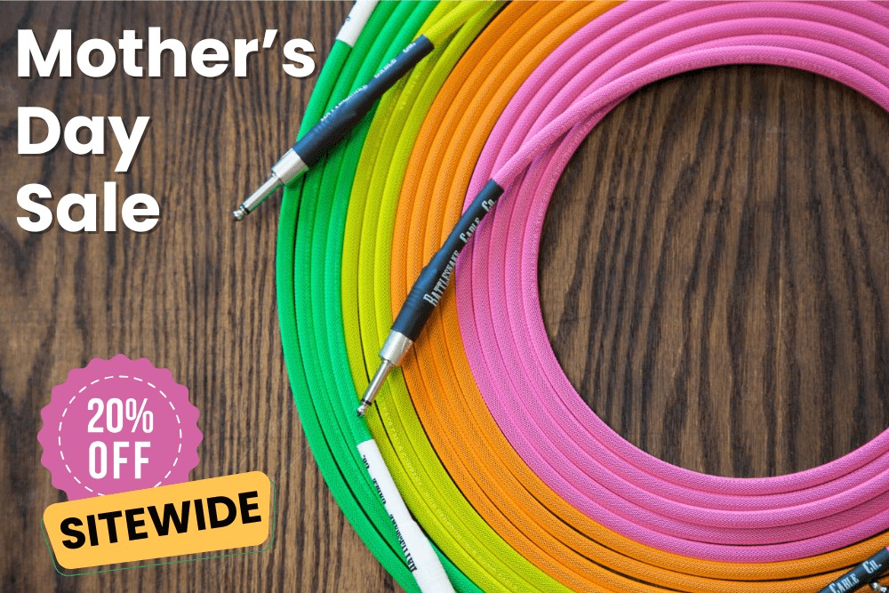 RSnakeCableCo's tweet photo. Mother’s Day is coming up.
Flowers are great… but cables last longer. 🎸
Take 20% off sitewide for a limited time, including some of our special weave colors that don’t always stick around.
Just saying.

https://t.co/KKuD95ysMI https://t.co/UIRmWh3pYh