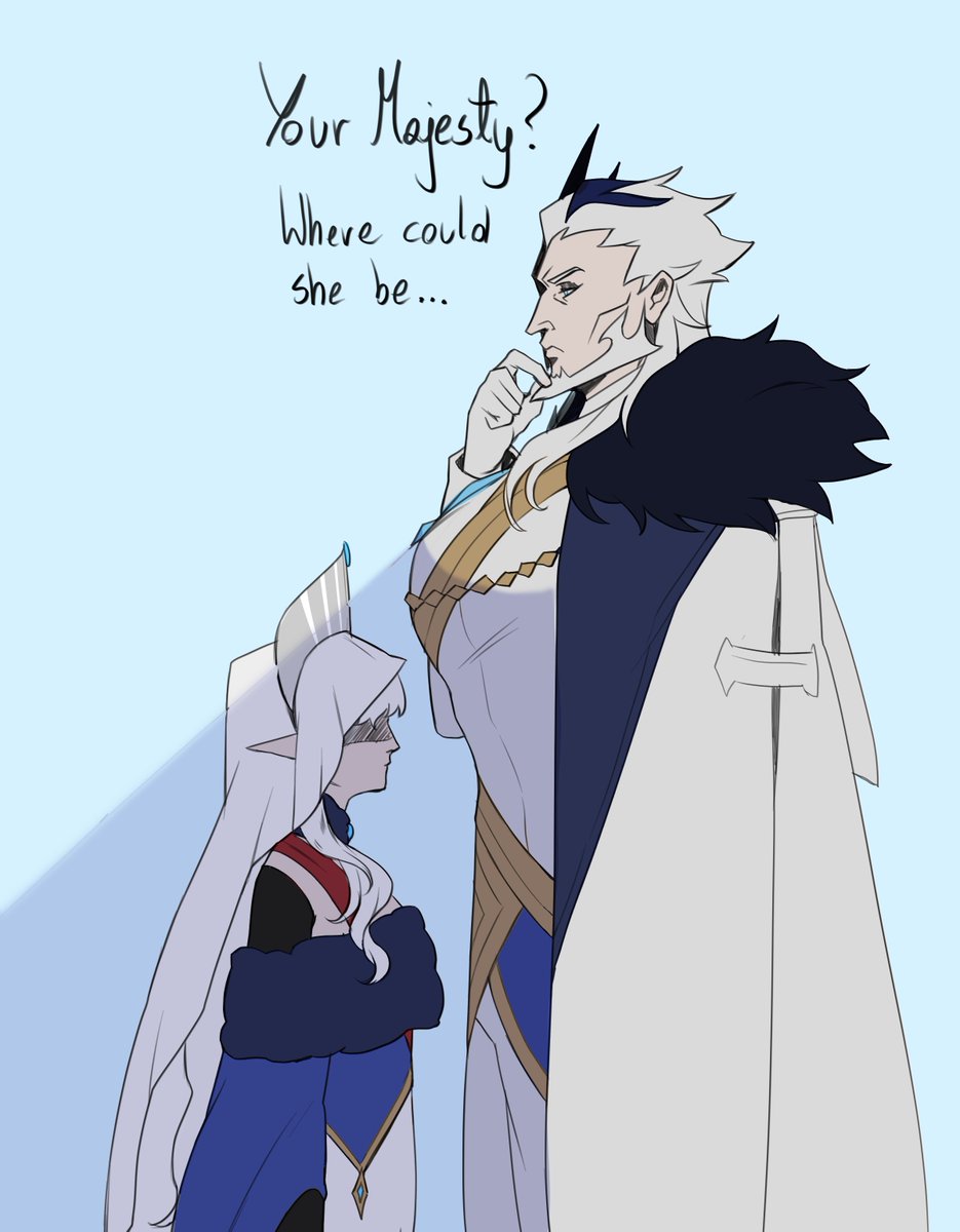 the... the tsaritsa is little?

#GenshinImpact #pierro