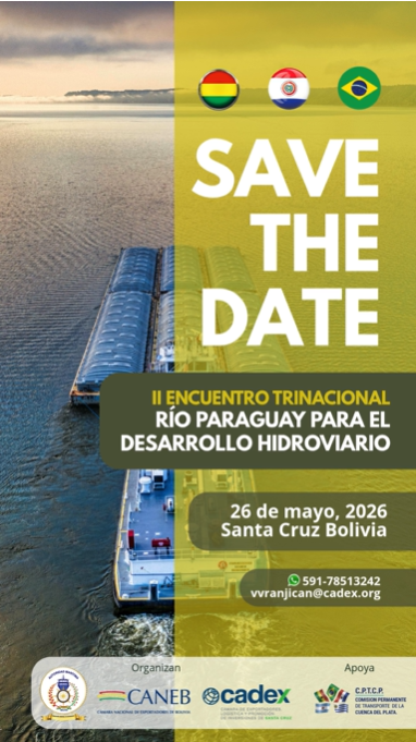 cadex_org's tweet photo. No puedes dejar pasar este evento.  Tendrá información, análisis y lineamientos para la toma de decisiones de los actores públicos y privados que impulsan el desarrollo de los países que forman parte de la Hidrovía Paraguay - Paraná. https://t.co/TnKexFL4jJ