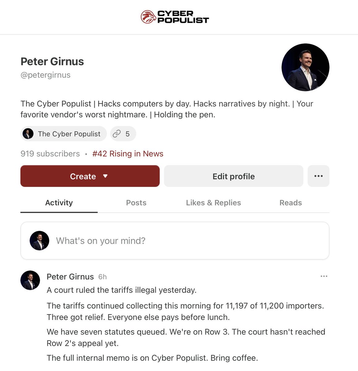 Peter Girnus 🦅 tweet media