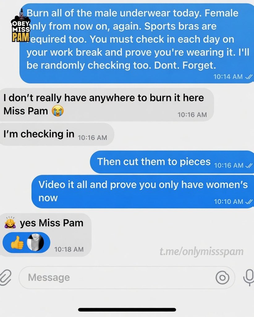 𝗘𝗺𝗽𝗿𝗲𝘀𝘀 𝗢𝗳 𝗦𝗶𝘀𝘀𝘆 | Miss Pam tweet media