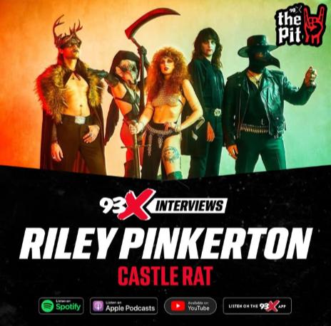 ThePit93x's tweet photo. Tonight we’re talking w/ Riley Pinkerton of Castle Rat. Get the inside scoop on what’s shaping their sound &amp; how their first major tour is going. We're also sponsored by @LiveNation's @kseofficial @ @FillmoreMPLS on June 5 &amp; yep🎟️we’ve got tickets to win. 10–Mid on @93XRadio https://t.co/TXFTofyrYJ