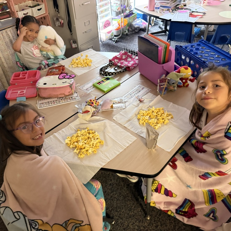 JeterElem's tweet photo. Comfy PJs + popcorn = the perfect Letter P day in Ms. Veliz’s class! 🍿✨ https://t.co/vYFSSh8J71