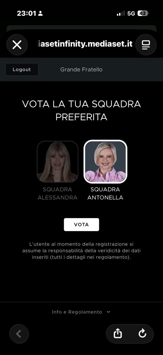 MemoleElisa74's tweet photo. VOTATEEEE CI SERVE L’IMMUNITÀ SPERO PER ADRIANA!
#antofox #adryfox #volpiners #antonellers #viperellers #orlanders #GFVIP @EliaAntonella @AdrianaVolpeTV
FORZAAAA… https://t.co/Pq2nf0VkNt