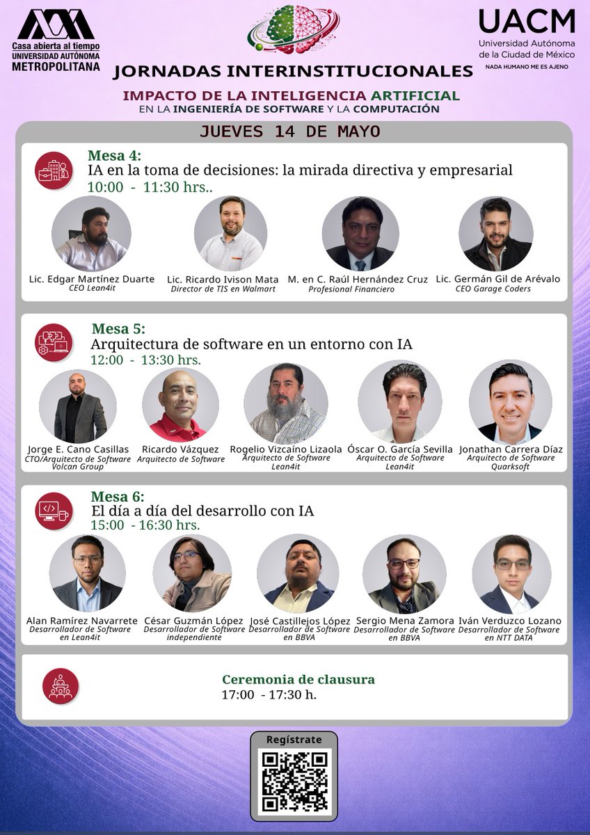 IB_UAMI's tweet photo. ¡Te esperamos para construir juntos la conversación sobre el futuro de la inteligencia artificial y su papel en la educación, la ciencia y la ingeniería! https://t.co/KJA1pMbacD