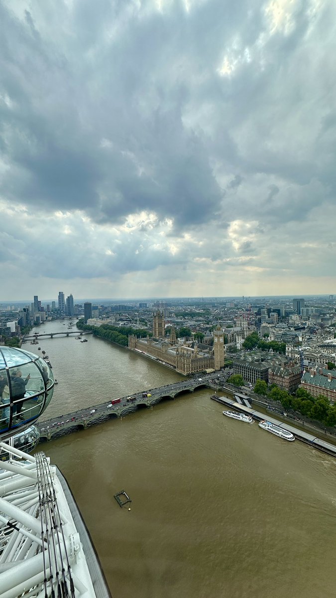 BusinessEdDHS's tweet photo. Then we headed to the London Eye, tourist hotspots and seen Banksy’s latest sculpture before dinner. The pupils have a very high step count today 👏🏽😃 @DunfermlineHS https://t.co/SGfYMRnH51