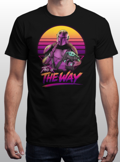 qwertee's tweet photo. "Bounty hunter in Retro" is today's tee on https://t.co/LdSWa6Ss6H RePost for a chance at a FREE TEE! https://t.co/nPyH2n8IDg