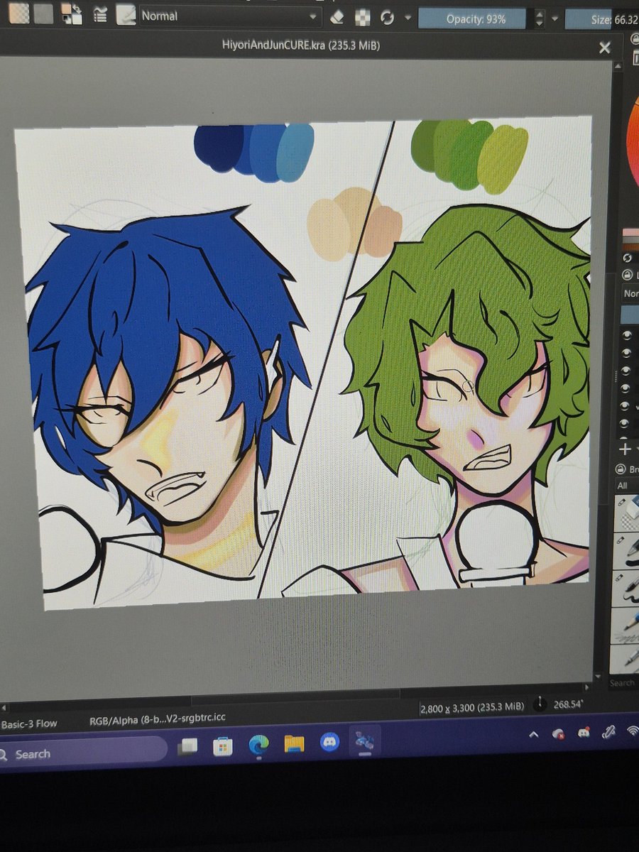 Miwkaex's tweet photo. 〔Wip〕#あんスタ #hiyoritomoe and #junsazanami as #ALNSTㅤㅤㅤㅤㅤㅤㅤㅤㅤㅤㅤ #CURE
#ivantill computah, bring this to the tl of the right audience #arttwt https://t.co/tPGIqIPEA3