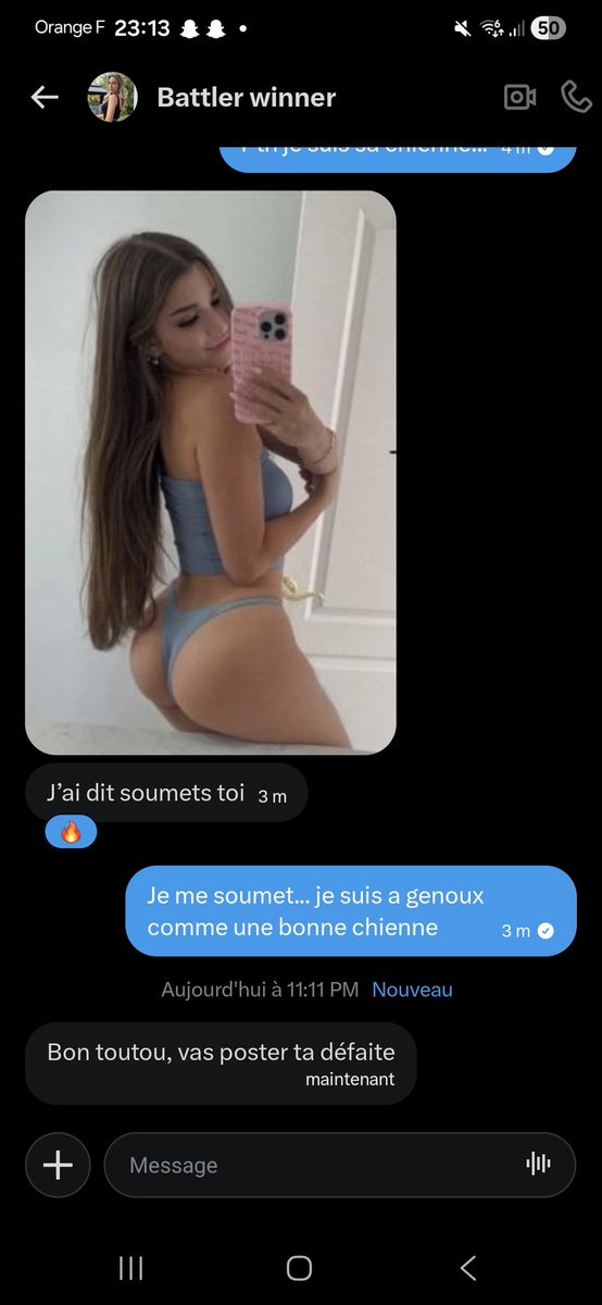 Salope de Lea Elui tweet media