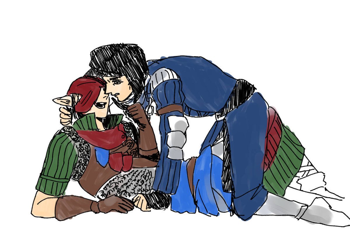 Rlyeh_potplant's tweet photo. #thewitcher2 #ioverth #vernonroche https://t.co/m9ZT2qasDa