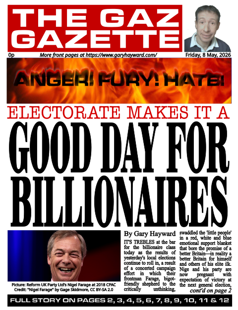 garyhaywardcom's tweet photo. @LBC T̶o̶d̶a̶y̶'̶s̶  Tonight's Gaz Gazette is out now! Shout all about it. https://t.co/7dBisNC6GV