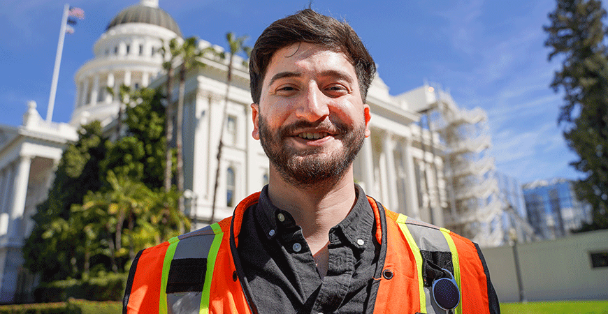 UCMEngineering's tweet photo. .@UCMerced Civil Engineering alum Rahim Moulanazada is building his future at Turner Construction while pursuing his master’s. 💼🏗️ His journey shows the power of persistence, mentorship, and community. #AlumniSuccess #UCMEngineering #STEMCareers More: https://t.co/otQ6h4LOUa https://t.co/3YSicYVVIl