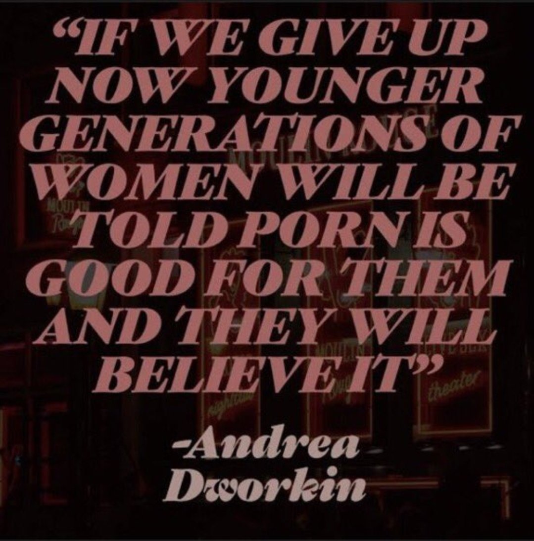 Andrea Dworkin was right