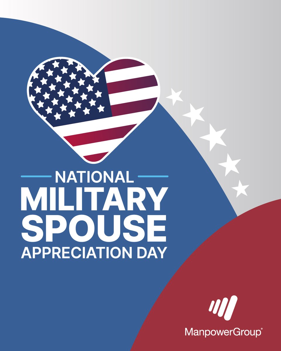 Experis_US's tweet photo. Behind every military family is a spouse whose strength and sacrifice make it all possible. 🎖️
This #MilitarySpouseAppreciationDay, #ManpowerGroup celebrates the resilience, dedication, and impact of military spouses within our communities.
#MilitarySpouses #MilitarySpouseHeroes https://t.co/V5X0rFSL7T