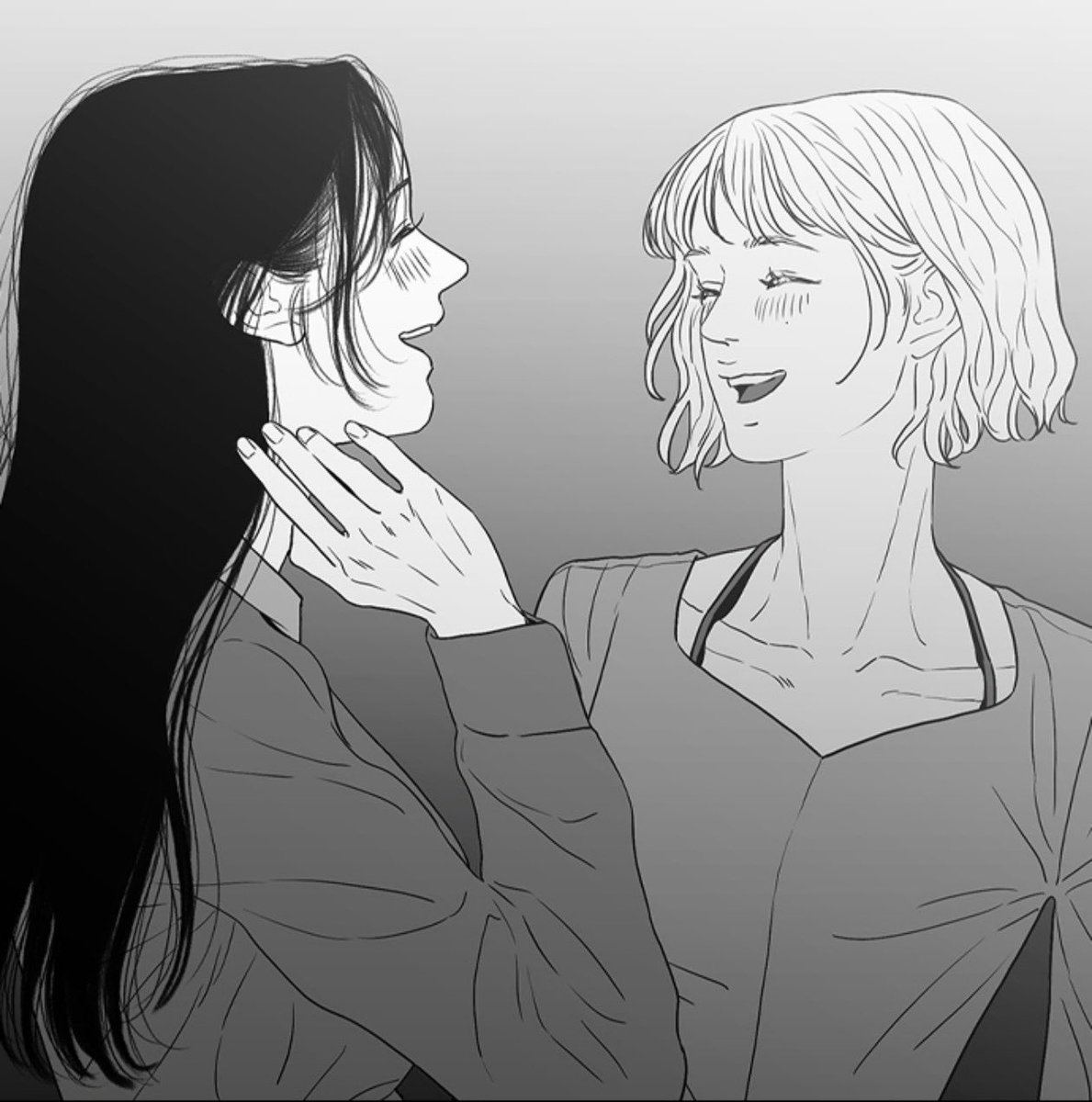 is this what cosmos meant when asked if we’ll see haegu in a school uniform?🤯

not me expecting to see a 31 yr old Haegu wearing Mian’s old school uniform SORRY SKSJSJ but these are cute panels too🥹 

i love how they always imagine they’re always fated together in any universe