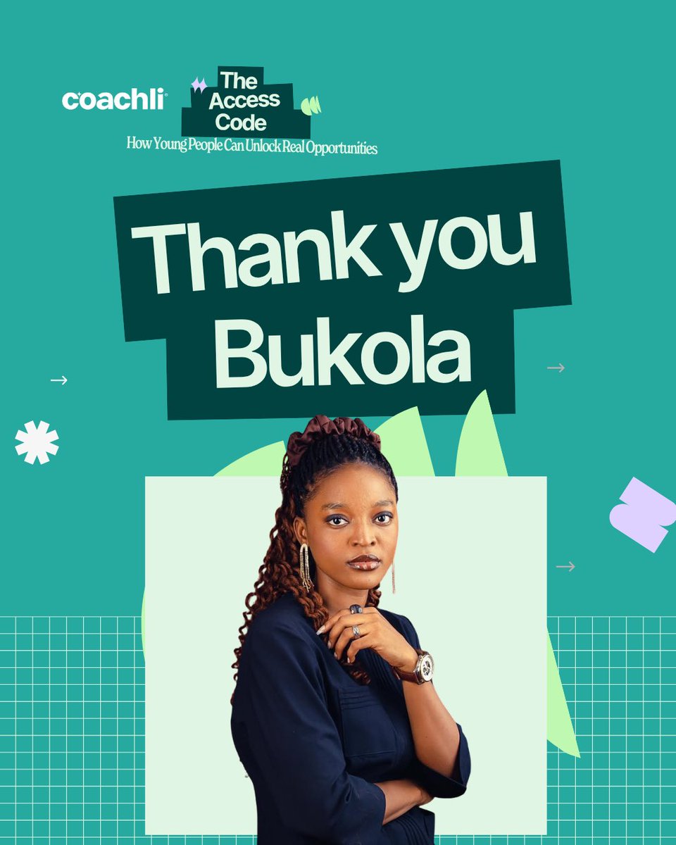useCoachli's tweet photo. Not every masterclass deserves a “thank you” post. This one did.
Amb. Bukola Aladesulu didn’t just teach — she unlocked something. If you were there, you know. If you weren’t… watch this space.
The Access Code was just the beginning. https://t.co/1qHGLvRLys