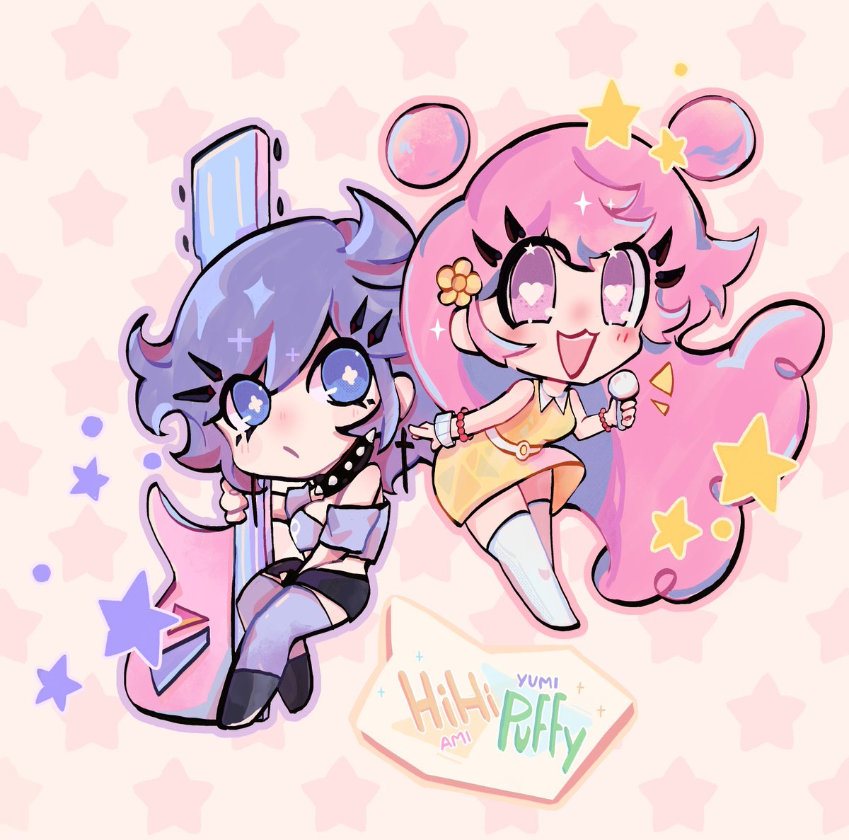 ExxLilly's tweet photo. #HiHiPuffyAmiYumi #AmiYumi https://t.co/6HLnzulzK1
