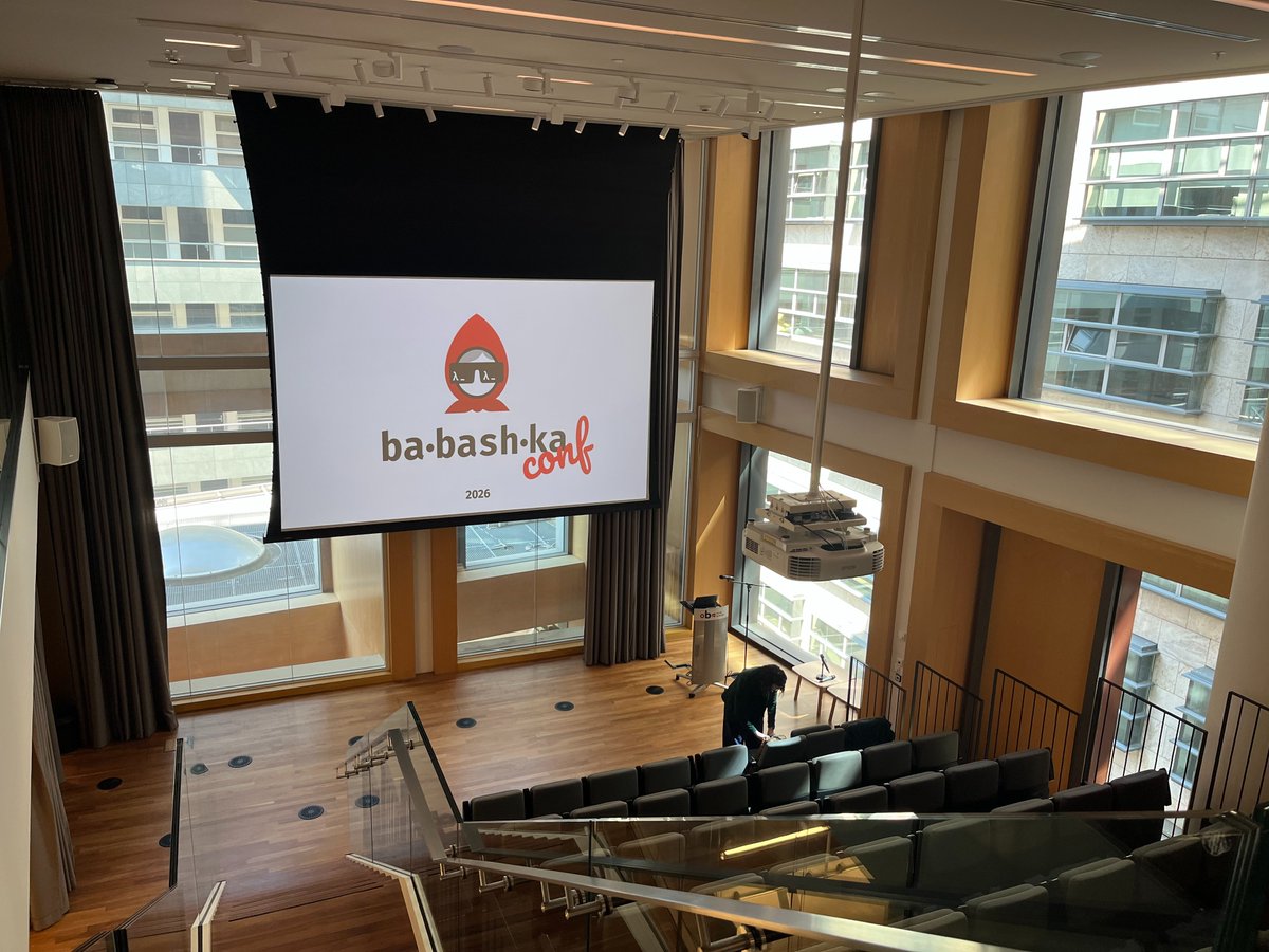 borkdude's tweet photo. That was a great day at #babashka_conf. Now a short night sleep and on to #clojuredays! https://t.co/cRNXxvP4kz