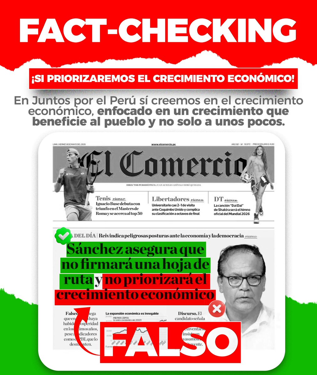 Roberto Sánchez Palomino tweet media