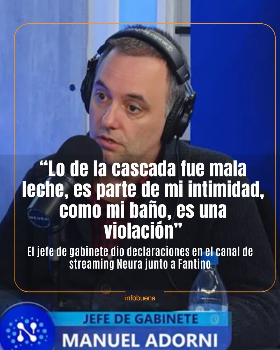 ¿INTIMIDAD?  TE COMPRASTE UNA CASCADA CON LA NUESTRA, ES UN ASUNTO PÚBLICO, CHORRO