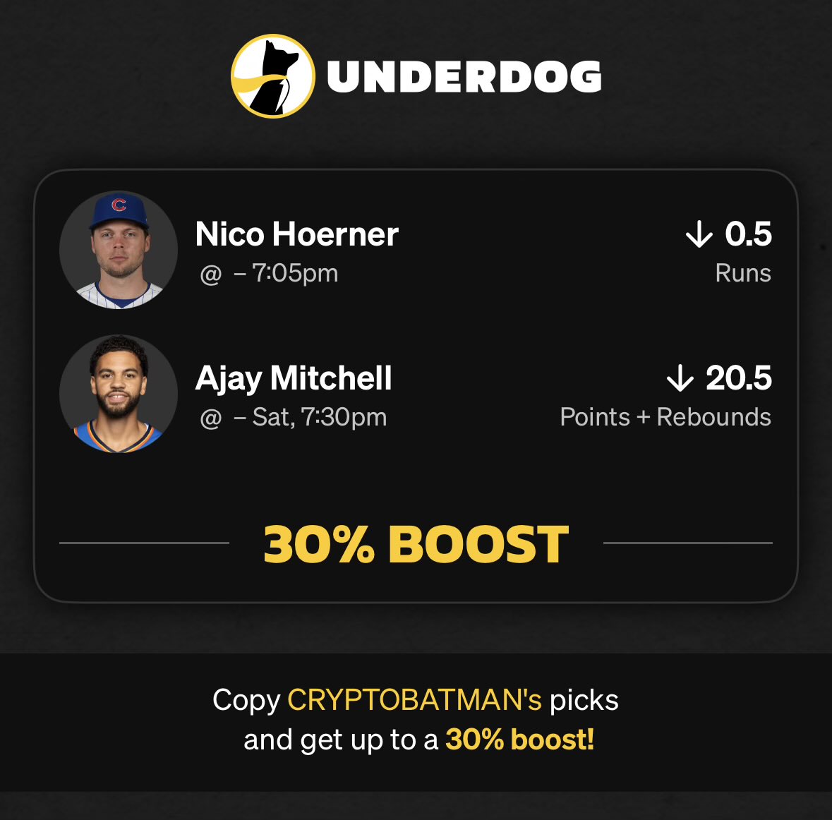 The Bettor Bat (+EV) tweet media