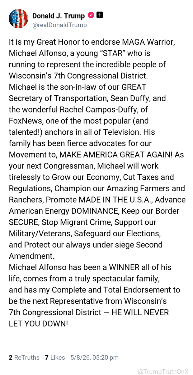 Commentary Donald J Trump Truth Social Posts On X tweet media