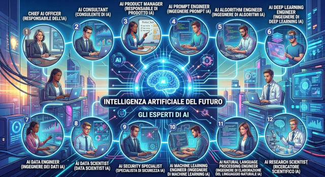 SmartWorkersUn1's tweet photo. L'Italia è il primo paese europeo a definire i 12 profili professionali legati all'intelligenza artificiale. Imprese, amministrazioni pubbliche, enti di formazione, sindacati, devono darsi da fare per attuare nel concreto queste nuove professioni. Leggi https://t.co/eMQwqa6WiW https://t.co/w61V7NsfWE