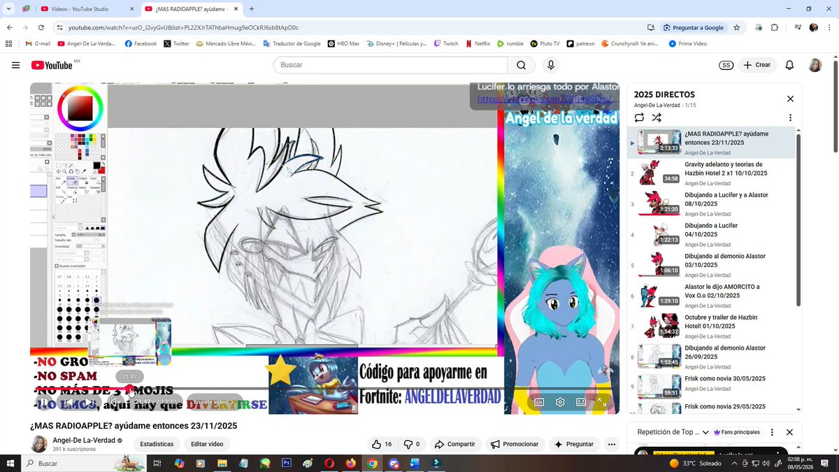 4ngelComics's tweet photo. @TeamYouTube I’ve made some changes to my channel, so I’m requesting a real human review my channel once, since it’s impossible to figure out what I did wrong when I’ve been creating from scratch for 16 years and showing the process in all my live streams, putting myself out there—face and voice—which is what makes it unique. It’s unfair, but I’m still trying to figure out what I did wrong. I’m a Mexican woman who just draws, plays, and shares her day-to-day life, so it’s unheard of for your system to flag my content as “inauthentic” when my channel has shown the exact opposite from the very beginning. Please also understand how confusing this is for creators like me, without a single guide, sign, or indicator that even suggests how to solve the problem—but I keep trying despite that. 
The human effort is implicit, just as every video and live stream on my channel is unique.

Mi canal: https://t.co/IowE9Mdvu9