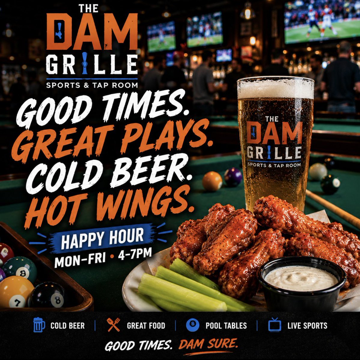 The Dam Grille tweet media