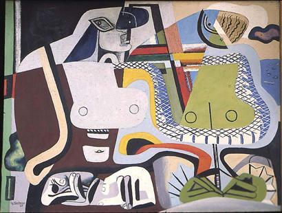 artistlecor's tweet photo. Deux femmes fantasques #artbots #lecorbusier https://t.co/XxiqWAJbWL