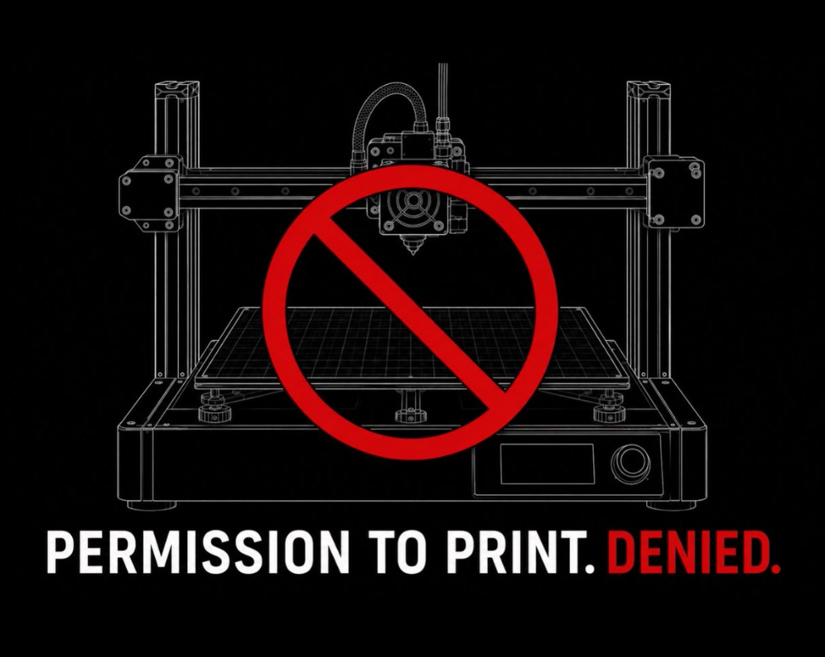 On May 7th, Governor Kathy Hochul announced that New York's Fiscal Year 2027 budget will become the first law in the United States to mandate surveillance software inside every 3D printer sold within the state.

It will make it a Class E felony to possess or share a 3D-printable