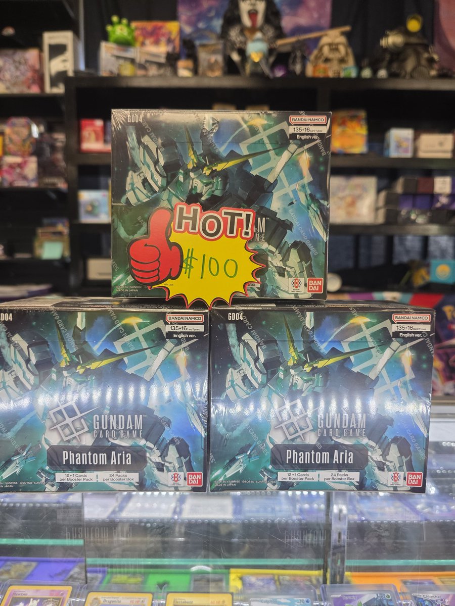 Spikes_lounge_'s tweet photo. Wts Prismatic etb $165
Gd04 $100
Gundam beta box $2400 obo
Ultra pro 100 top loaders and sleeves $9 
@BUYSELLTRADETCG @TattooedBST @HobbyRetweet_ https://t.co/0iJ3wtBLAf