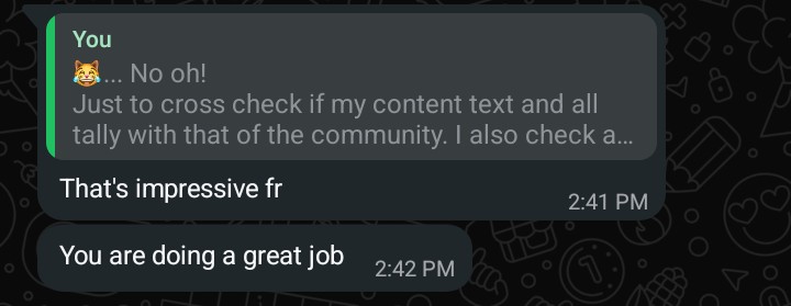 Kukimadeit's tweet photo. My clients are happy with my work and endorse me.

So yes. 

you can trust me with your next project 😌✨ https://t.co/yVe6OT5cTK