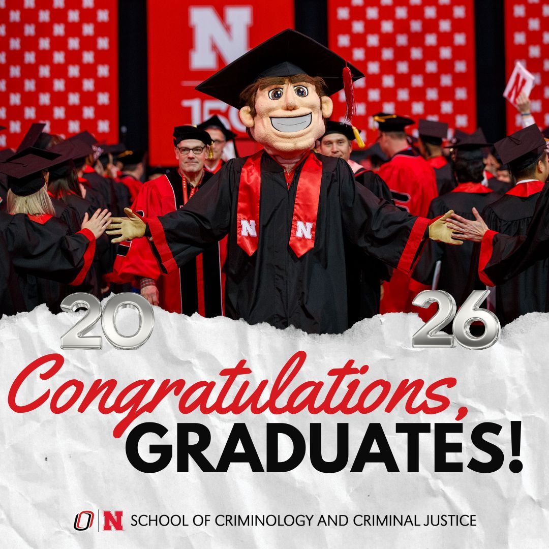 UNOSCCJ's tweet photo. Congrats to our May SCCJ graduates celebrating commencement in Lincoln tomorrow! Your hard work and dedication have paid off, and we are so proud of everything you’ve accomplished! We look forward to seeing the innovation, leadership, and change you will bring to the world! https://t.co/oB4QoalHMe
