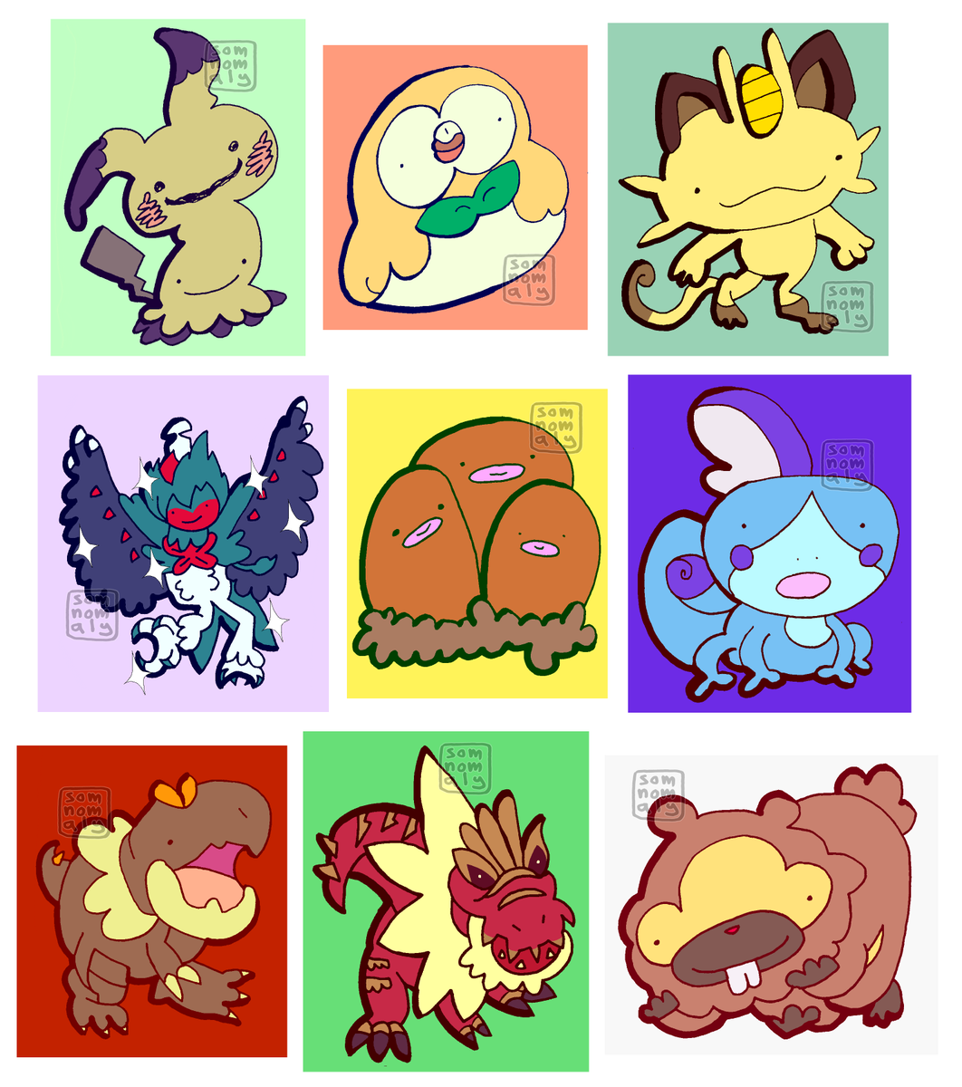 somnomaly's tweet photo. My 9th installation in the Ditto series. Comment a Pokemon and I'll add it to my big list of requests to draw as Ditto!!! 

#artistsontwitter #ditto #pokemon #pokopia #digitalart https://t.co/9p2pquls2I