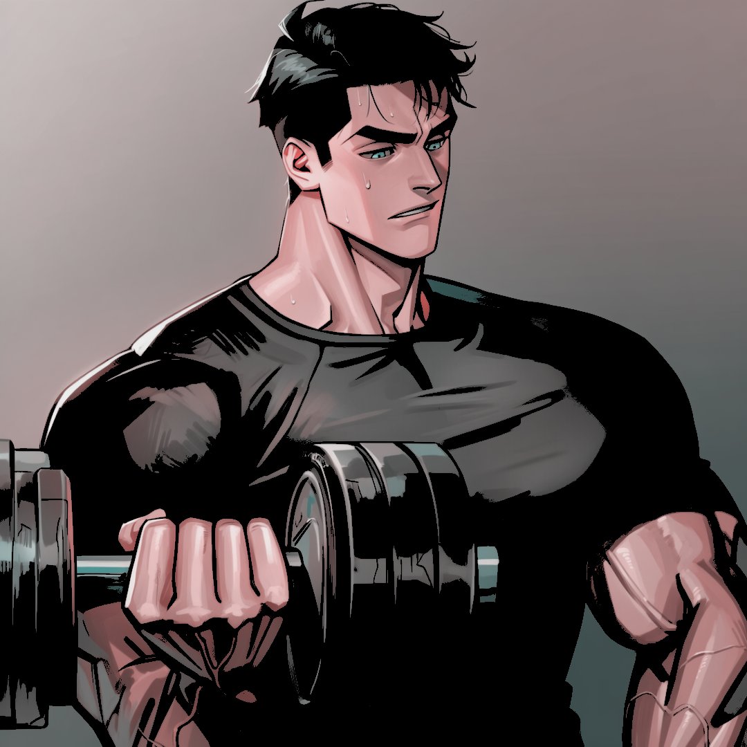 hugo34772's tweet photo. —Al llegar al gimnasio, te encontrarías al viltrumita entrenando. Con una pesa muy grande.— https://t.co/XWXxIbuaR2