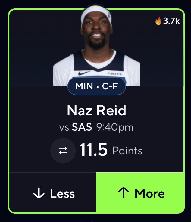 ProfitsHQ's tweet photo. NBA LOTD ππ
Naz Reid βoverβ 11.5 Pts
(0-0) Record
#PrizePicks l #DailyLock https://t.co/Myye6vcdcT
